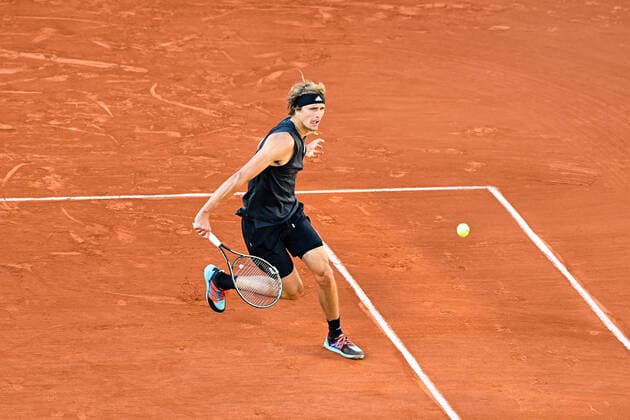 Alexander Zverev ( Allemagne ) - TENNIS : Roland Garros 2022 - Internationaux de France - 27 05 2022 FedericoPestellini Panoramic 