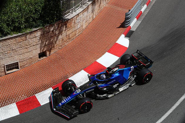 Alexander Albon (IND) Williams FW44 during FORMULA 1 GRAND PRIX DE MONACO 2022 Free Practice, Formula 1 Championship in Monte Carlo, Principality of Monaco, May 27 2022  Copyright: xAlessioxDexMarcox xipa-agency.nex xx 0