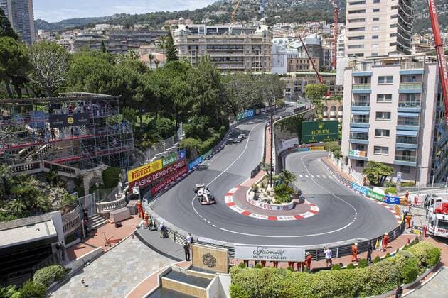 Monaco - 27-05-2022, Circuit de Monaco, Mick Schumacher at the Formula 1 Monaco Grand Prix. Formula 1 Monaco Grand Prix Friday  x16822005x Copyright: