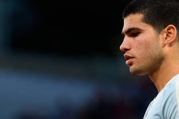 Carlos Alcaraz ( Espagne ) - TENNIS : Roland Garros 2022 - Internationaux de France - 27 05 2022 FedericoPestellini Panoramic 