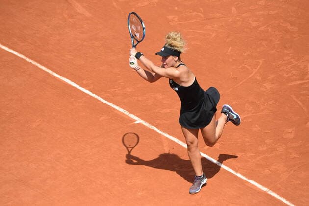 Tennis - Roland Garros 2022 - Leolia Jeanjean - France TENNIS : Roland Garros 2022 - France - 28 05 2022 ChrysleneCaillaud Panoramic 
