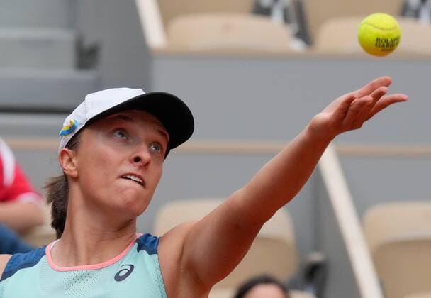Mandatory Credit: Photo by Dave Shopland Shutterstock (12959957af) Iga Swiatek from Poland wins 3rd round match French Open Tennis, Day 7, Roland Garros, Paris, France - 28 May 2022 French Open Tennis, Day 7, Roland Garros, Paris, France - 28 May 2022  Copyright: xDavexShopland Shutterstockx 12959957af