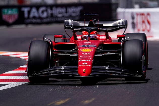 May 28, 2022, Montecarlo, Monaco: CHARLES LECLERC of Monaco and Scuderia Ferrari drives during the final practice session of the 2022 FIA Formula 1 Monaco Grand Prix at Circuit de Monaco in Montecarlo, Monaco. Montecarlo Monaco - ZUMAg147 20220528_zap_g147_033 Copyright: xJamesxGasperottix