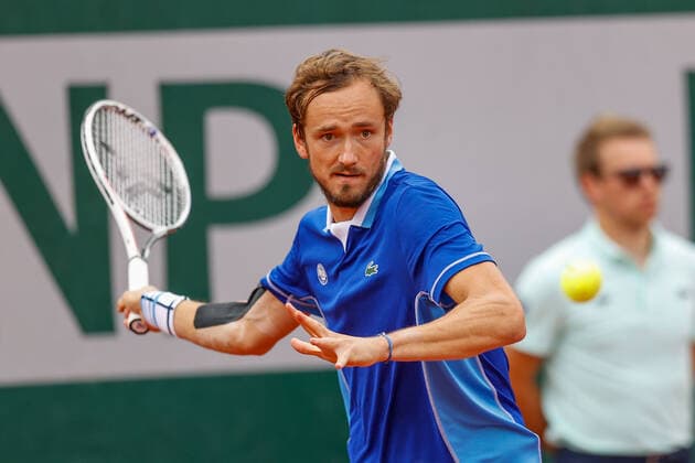28 05 2022, Tennis, French Open 2022 Roland Garros, FRA, Paris, Roland Garros v li Daniil Sergeyevich Medvedev Tennis, French Open 2022 Roland Garros Paris Copyright: xBeckerxEibner-Pressefotox EP_hec