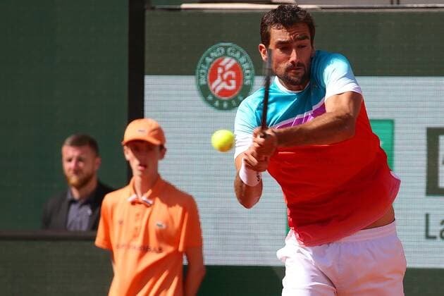 Roland Garros 2022 PARIS, IF - 28.05.2022: ROLAND GARROS 2022 - Marin Cilic (CRO) during the Roland Garros 2022 tournament held in Paris, France. (Photo: Andre Chaco Fotoarena) x2211945x  AndrexChaco