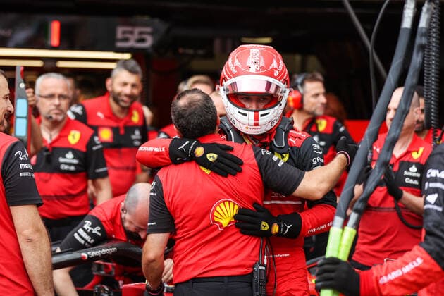 LECLERC Charles (mco), Scuderia Ferrari F1-75, portrait during the Formula 1 Grand Prix de Monaco 2022, 7th round of the 2022 FIA Formula One World Championship, WM, Weltmeisterschaft on the Circuit de Monaco, from May 27 to 29, 2022 in Monte-Carlo, Monaco - F1 - MONACO GRAND PRIX 2022 DPPI Panoramic  00122018_AV6_9518