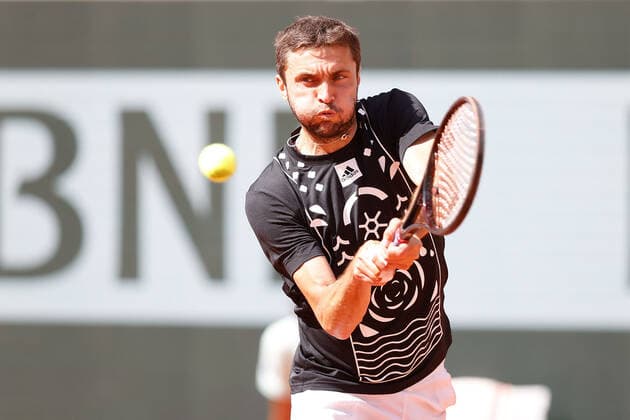 28 05 2022, Tennis, French Open 2022 Roland Garros, FRA, Paris, Roland Garros picture v li Gilles Simon FRA , his last match Copyright: HMBxMedia AntonioxBorga