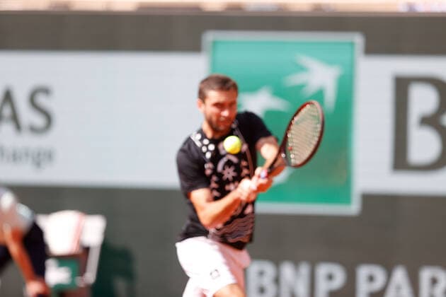 28 05 2022, Tennis, French Open 2022 Roland Garros, FRA, Paris, Roland Garros picture v li Gilles Simon FRA , his last match Copyright: HMBxMedia AntonioxBorga