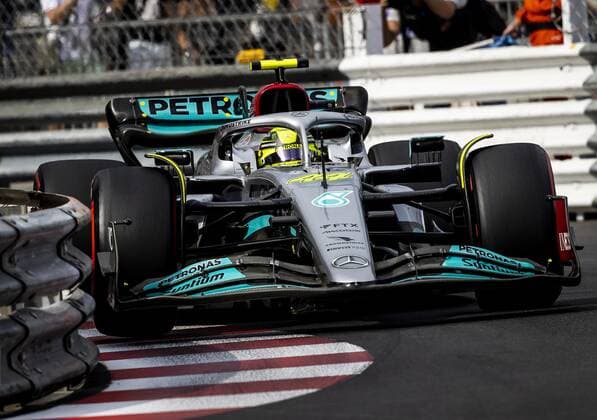 MONTE CARLO Lewis Hamilton Mercedes during qualifying ahead of the F1 Grand Prix of Monaco at Circuit de Monaco on May 28, 2022 in Monte Carlo, Monaco REMKO DE WAAL F1 Grand Prix of Monaco, Qualifying 2021 2022 xVIxANPxSportx xxANPxIVx 449454196 originalFilename: 449454196.jpg