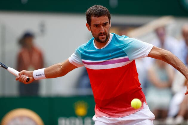 28 05 2022, Tennis, French Open 2022 Roland Garros, FRA, Paris, Roland Garros v li Marin Cilic CRO Tennis, French Open 2022 Roland Garros Paris Copyright: xBeckerxEibner-Pressefotox EP_hec