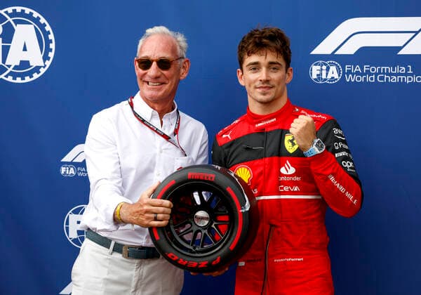 Greg Maffei USA, President and CEO of Liberty Media , 16 Charles Leclerc MCO, Scuderia Ferrari , F1 Grand Prix of Monaco at Circuit de Monaco on May 28, 2022 in Monte Carlo, Monaco Photo by HOCH ZWEI Monte Carlo Monaco