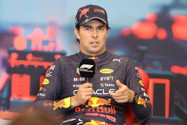 Monaco, Monte Carlo May 28, 2022 FIA Formula One World Championship, Grand Prix de Monaco F1, Qualifying Press Conference with Sergio Perez, Oracle Red Bull Racing Mandoga Media Germany Monaco F1 Grand Prix, Qualifying Press Conference