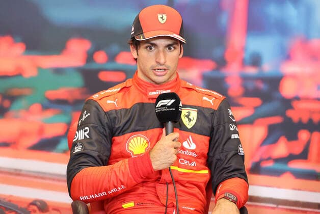 Monaco, Monte Carlo May 28, 2022 FIA Formula One World Championship, Grand Prix de Monaco F1, Qualifying Press Conference with Carlos Sainz Junior, Scuderia Ferrari Mandoga Media Germany Monaco F1 Grand Prix, Qualifying Press Conference
