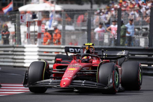 F1 Gran Prix of Monaco 2022 Carlos Sainz of Scuderia Ferrari on track during qualifying for the F1 Grand Prix of Monaco. Monaco Monte-Carlo Monaco Copyright: xMarcoxCanonierox