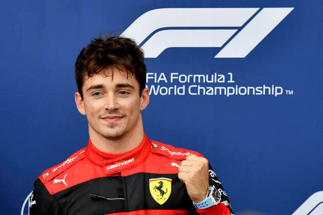 LECLERC Charles F1 Team Scuderia Ferrari Qualification 1 Place Formula 1 Season 2022 GP of Monaco 2022 On 28 05 2022 in Monte Carlo Copyright: xJerryxAndrex