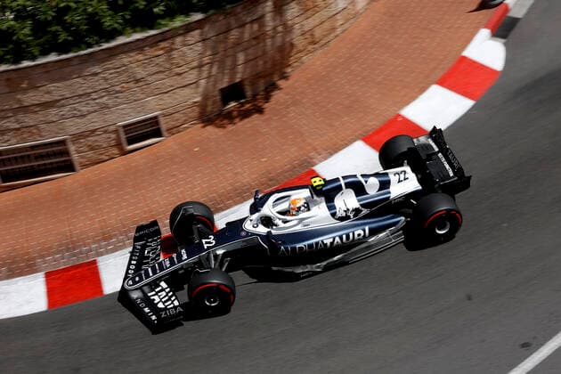 22 Yuki Tsunoda JPN, Scuderia AlphaTauri , F1 Grand Prix of Monaco at Circuit de Monaco on May 28, 2022 in Monte Carlo, Monaco Photo by HOCH ZWEI Monte Carlo Monaco