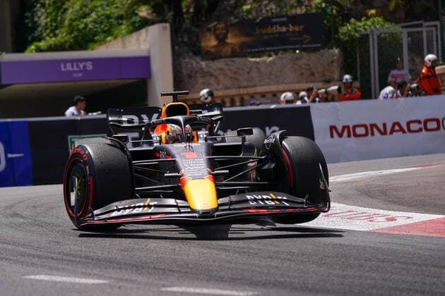 F1 Grand Prix of Monaco - Qualifying Max Verstappen of Holland driving the (1) Oracle Red Bull Racing RB18 Red Bull RBPTH001 during the Formula 1 Grand Prix De Monaco on May 27-28, 2022 in Montecarlo, Monaco. Montecarlo Monaco Monaco  Copyright: xAlessioxMorgesex originalFilename:morgese-formula1220528_npczy.jpg