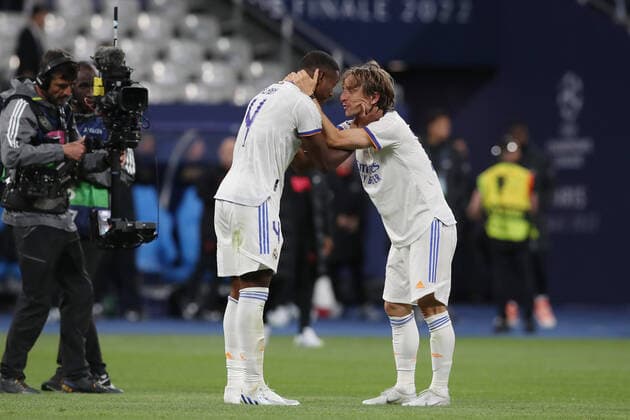 SOCCER - UEFA CL, Liverpool vs Madrid SAINT DENIS,FRANCE,28.MAY.22 - SOCCER - UEFA Champions League, final, Liverpool FC vs Real Madrid CF. Image shows .  GEPAxpictures xPatrickxSteiner