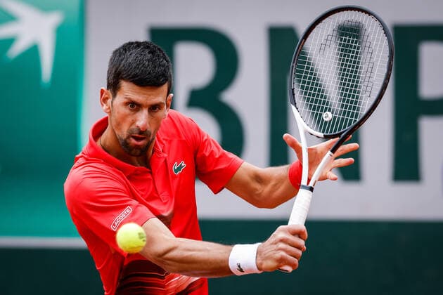 May 29, 2022, Paris, France, France: Novak DJOKOVIC of Serbia during the Day eight of Roland-Garros 2022, French Open 2022, Grand Slam tennis tournament at the Roland-Garros stadium on May 29, 2022 in Paris, France. Paris France - ZUMAm308 20220529_zsp_m308_013 Copyright: xMatthieuxMirvillex