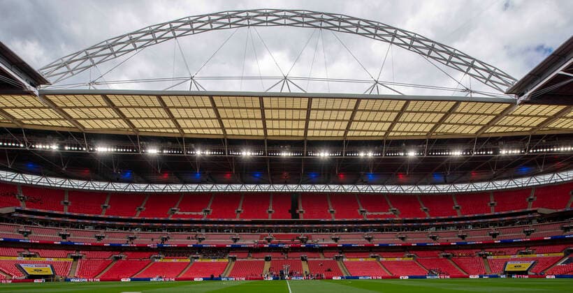 Huddersfield Town v Nottingham Forest Sky Bet Championship General view of Wembley Stadium before the Sky Bet Championship Play-Off Final between Huddersfield Town and Nottingham Forest at Wembley Stadium, London Content Not Available For UK Newspapers Copyright: xJeremyxLandeyx FIL-16949-0021 UK Newspapers OUT