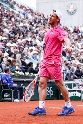 TENNIS - French Open 2022 PARIS,FRANCE,29.MAY.22 - TENNIS - ATP, Tennis Herren World Tour, French Open, Roland Garros, Grand Slam. Image shows Diego Schwartzman (ARG).  GEPAxpictures xPatrickxSteiner