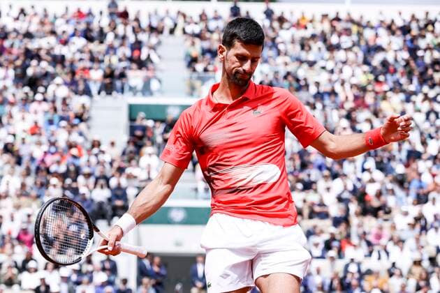 TENNIS - French Open 2022 PARIS,FRANCE,29.MAY.22 - TENNIS - ATP, Tennis Herren World Tour, French Open, Roland Garros, Grand Slam. Image shows Novak Djokovic (SRB).  GEPAxpictures xPatrickxSteiner