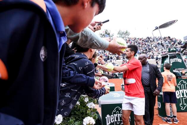 TENNIS - French Open 2022 PARIS,FRANCE,29.MAY.22 - TENNIS - ATP, Tennis Herren World Tour, French Open, Roland Garros, Grand Slam. Image shows Novak Djokovic (SRB).  GEPAxpictures xPatrickxSteiner