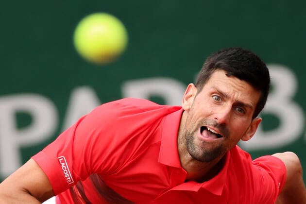 2022 French Open - Day Eight Novak Djokovic during his match against Diego Schwartzman on Suzanne Lenglen court in the 2022 French Open 4th Round PARIS France  Copyright: xIbrahimxEzzatx originalFilename:ezzat-notitle220529_npvwU.jpg