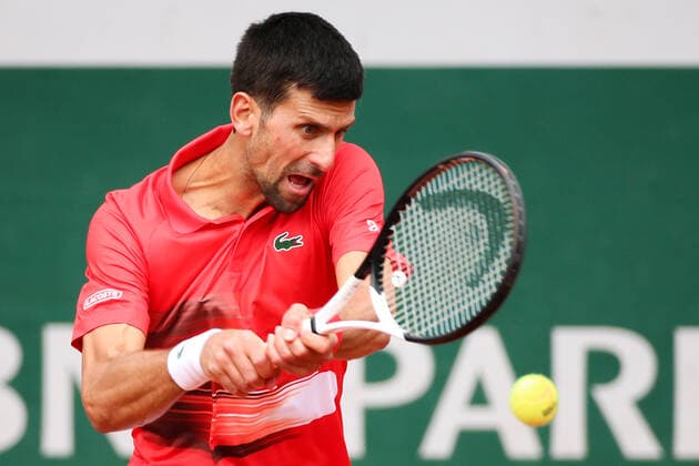 2022 French Open - Day Eight Novak Djokovic during his match against Diego Schwartzman on Suzanne Lenglen court in the 2022 French Open 4th Round PARIS France  Copyright: xIbrahimxEzzatx originalFilename:ezzat-notitle220529_npLGt.jpg