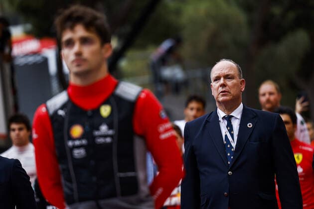Formel 1, GP von Monaco, Fürst Albert und Fürstin Charlene Albert II (prince de Monaco), portrait during the Formula 1 Grand Prix de Monaco 2022, 7th round of the 2022 FIA Formula One World Championship, WM, Weltmeisterschaft on the Circuit de Monaco, from May 27 to 29, 2022 in Monte-Carlo, Monaco - F1 - MONACO GRAND PRIX 2022 - Race DPPI Panoramic  00122019__DE_3732.JPG_
