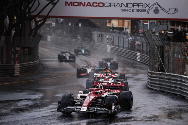 77 BOTTAS Valtteri (fin), Alfa Romeo F1 Team ORLEN C42, action during the Formula 1 Grand Prix de Monaco 2022, 7th round of the 2022 FIA Formula One World Championship, WM, Weltmeisterschaft on the Circuit de Monaco, from May 27 to 29, 2022 in Monte-Carlo, Monaco - F1 - MONACO GRAND PRIX 2022 - Race DPPI Panoramic  _R5_4293