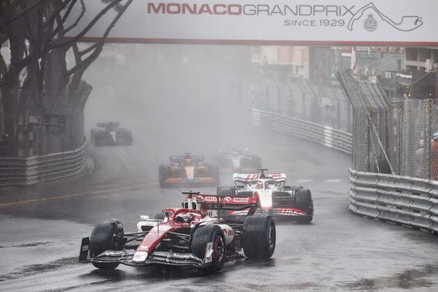 77 BOTTAS Valtteri (fin), Alfa Romeo F1 Team ORLEN C42, action during the Formula 1 Grand Prix de Monaco 2022, 7th round of the 2022 FIA Formula One World Championship, WM, Weltmeisterschaft on the Circuit de Monaco, from May 27 to 29, 2022 in Monte-Carlo, Monaco - F1 - MONACO GRAND PRIX 2022 - Race DPPI Panoramic  _R5_4454