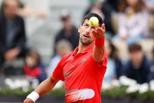 29 05 2022, Tennis, French Open 2022 Roland Garros, FRA, Paris, Roland Garros picture v li Novak Djokovic SER Copyright: HMBxMedia AntonioxBorga