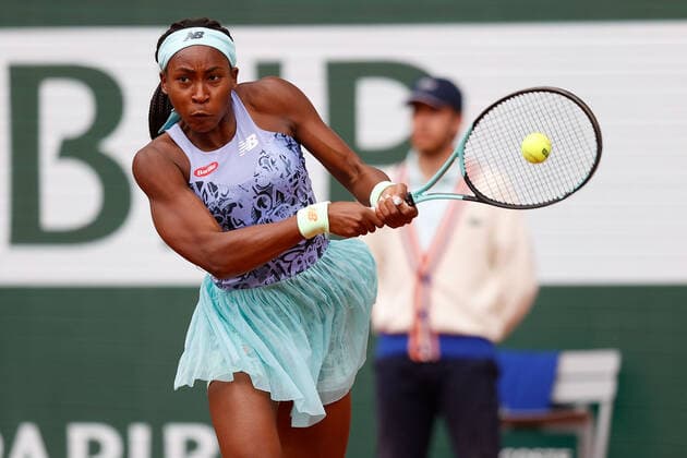 29 05 2022, Tennis, French Open 2022 Roland Garros, FRA, Paris, Roland Garros v li Coco Gauff USA Tennis, French Open 2022 Roland Garros Paris Copyright: xBeckerxEibner-Pressefotox EP_hec