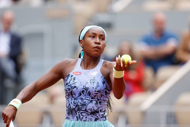 29 05 2022, Tennis, French Open 2022 Roland Garros, FRA, Paris, Roland Garros v li Coco Gauff USA Tennis, French Open 2022 Roland Garros Paris Copyright: xBeckerxEibner-Pressefotox EP_hec