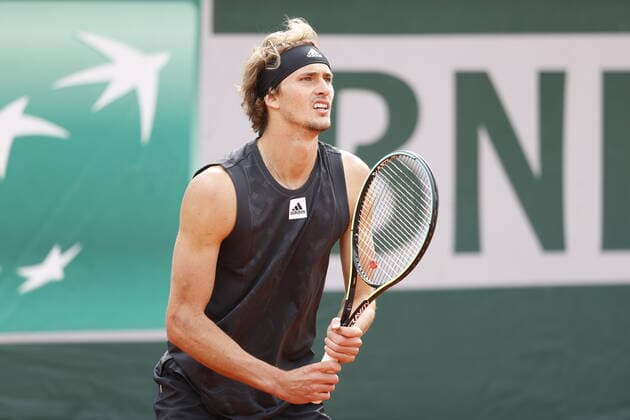 29 05 2022, Tennis, French Open 2022 Roland Garros, FRA, Paris, Roland Garros picture v li Alexander Zverev GER Copyright: HMBxMedia AntonioxBorga