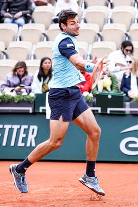 TENNIS - French Open 2022 PARIS,FRANCE,29.MAY.22 - TENNIS - ATP, Tennis Herren World Tour, French Open, Roland Garros, Grand Slam. Image shows Bernabe Zapata Miralles (ESP).  GEPAxpictures xPatrickxSteiner
