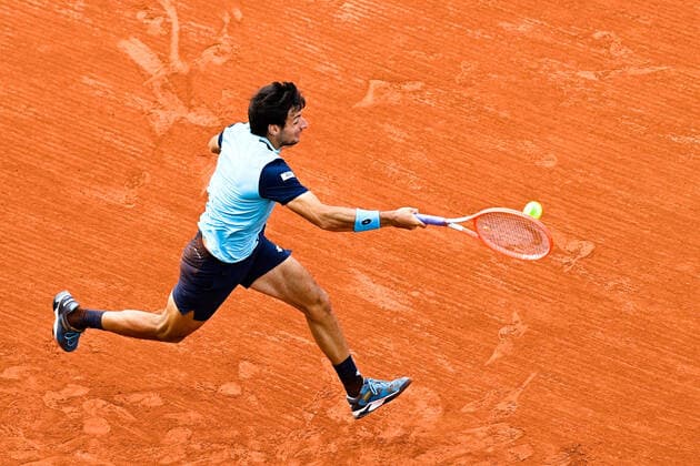Bernabe Zapata Miralles ( Espagne ) TENNIS : Roland Garros 2022 - Internationaux de France - 29 05 2022 FedericoPestellini Panoramic 
