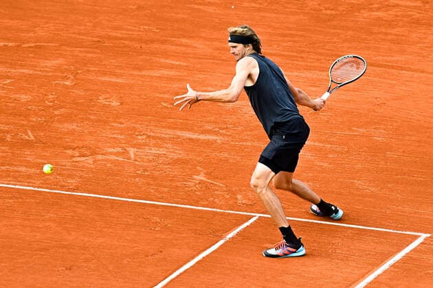 Alexander Zverev ( Allemagne ) - TENNIS : Roland Garros 2022 - Internationaux de France - 29 05 2022 FedericoPestellini Panoramic 