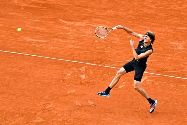 Alexander Zverev ( Allemagne ) - TENNIS : Roland Garros 2022 - Internationaux de France - 29 05 2022 FedericoPestellini Panoramic 