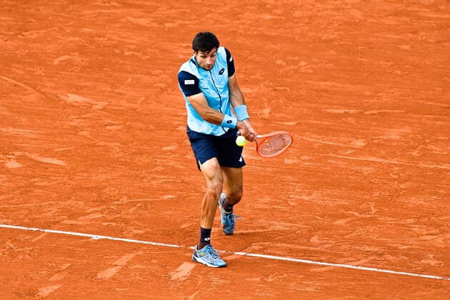 Bernabe Zapata Miralles ( Espagne ) TENNIS : Roland Garros 2022 - Internationaux de France - 29 05 2022 FedericoPestellini Panoramic 