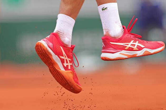 29th May 2022; Roland Garros, Paris, France: French Open Tennis tournament: Novak Djokovic (SRB) wears Asics  ActionPlus12394538 JonxBromley