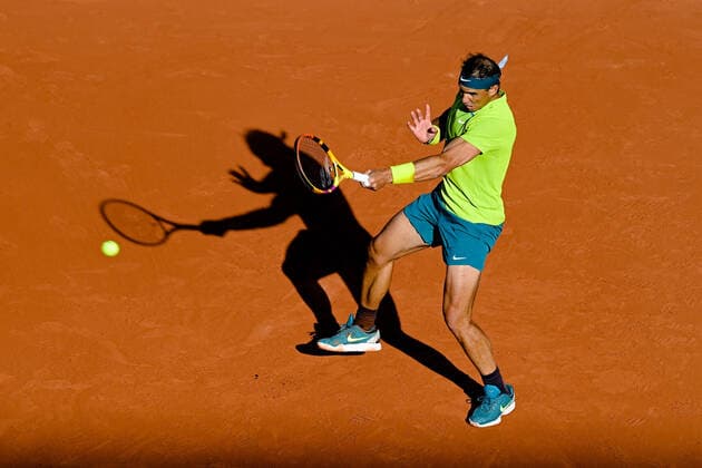 Rafael Nadal ( Espagne ) TENNIS : Roland Garros 2022 - Internationaux de France - 29 05 2022 FedericoPestellini Panoramic 