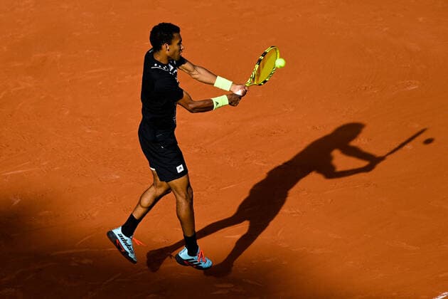Felix Auger Aliassime ( Canada ) TENNIS : Roland Garros 2022 - Internationaux de France - 29 05 2022 FedericoPestellini Panoramic 