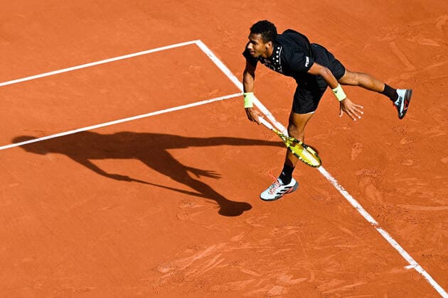 Felix Auger Aliassime ( Canada ) TENNIS : Roland Garros 2022 - Internationaux de France - 29 05 2022 FedericoPestellini Panoramic 