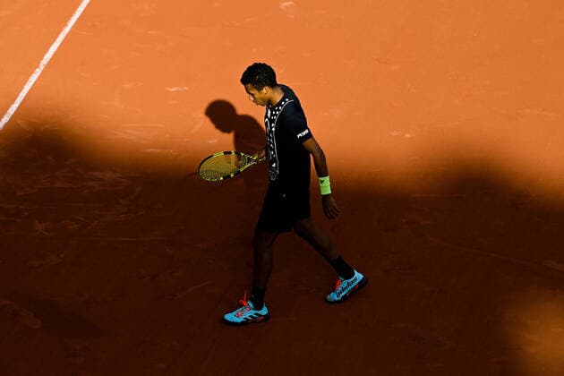 Felix Auger Aliassime ( Canada ) TENNIS : Roland Garros 2022 - Internationaux de France - 29 05 2022 FedericoPestellini Panoramic 