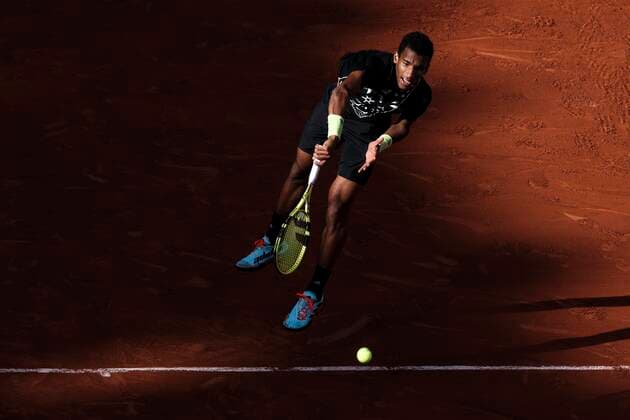 TENNIS - French Open 2022 PARIS,FRANCE,29.MAY.22 - TENNIS - ATP, Tennis Herren World Tour, French Open, Roland Garros, Grand Slam. Image shows Felix Auger-Aliassime (CAN).  GEPAxpictures xPatrickxSteiner
