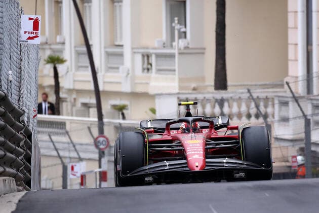 Formula 1 - Monaco Grand Prix 2022 Carlos Sainz of Scuderia Ferrari on track during the Formula 1 Monaco Grand Prix 2022 at Circuit de Monaco on May 29, 2022 in Monte-Carlo, Monaco. Monte Carlo Circuit de Monaco Monaco Copyright: xMarcoxCanonierox