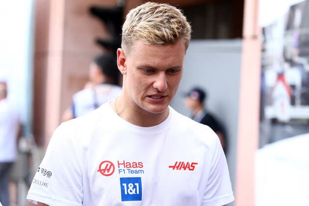 Monaco , Monte Carlo, 29 05 2022, Circuit de Monaco, Formula 1 Monaco Grand Prix 2022 Race, Mick Schumacher Haas F1 Team looks on Photo EU Images Monte Carlo Circuit de Monaco Monaco  eu-images-577
