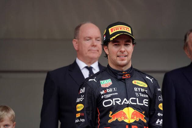 FORMULA 1 GRAND PRIX DE MONACO 2022 29 05 2022, Monaco Circuit, Monte Carlo, FORMULA 1 GRAND PRIX DE MONACO 2022 , in picture winner Sergio Perez MEX , Oracle Red Bull Racing nordphotoxGmbHx xBratic nph00250